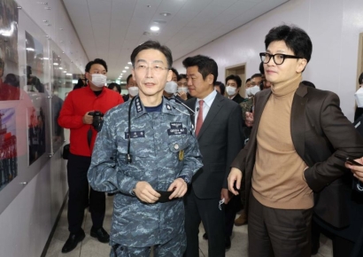 대전국군병원 찾은 한동훈…"軍 처우 개선은 모두를 위한 것"