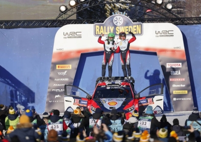 현대차, WRC 스웨덴 랠리서 2연속 우승…올해 시즌 기대감↑