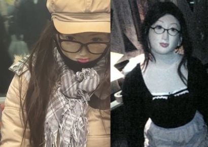 전신스타킹 뒤집어쓴 여장남자…일본서 유행이라는 '타이즈맨'