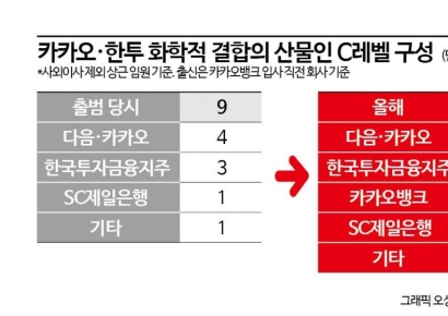 [메기 된 카뱅]④카카오·한투 화학적 결합으로 고속 성장