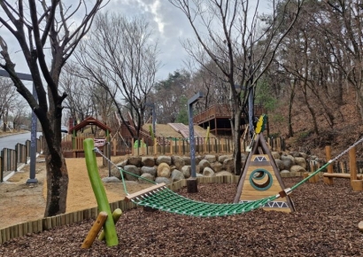 부산 기장군, 정관읍 소두방공원 ‘자연친화 놀이시설’ 개장