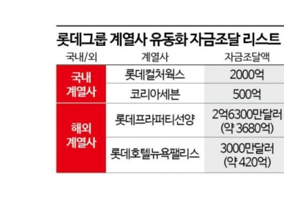 롯데그룹 국내외 계열사들, 유동화 시장서 대규모 자금 조달