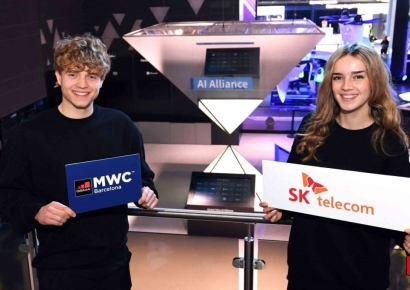 [포토]MWC 2024 참가한 SK텔레콤