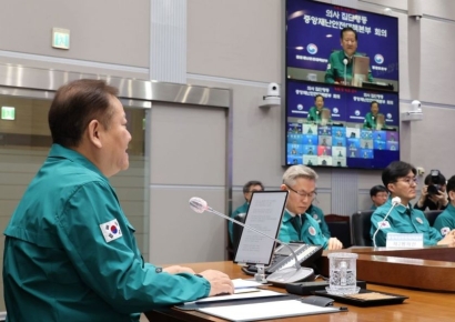 [포토] 전공의 복귀 데드라인, 발언하는 이상민 장관