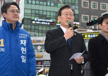 與, '선거법 위반' 이재명 고발…"미꾸라지처럼 회견 꼼수"