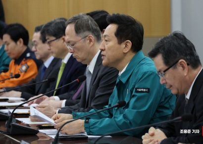[포토] 의사집단행동 관련 발언하는 오세훈 시장