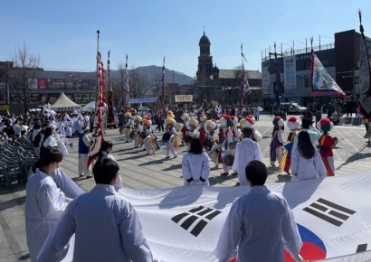 '전주 3·13 만세운동' 105년 전 모습 되살려