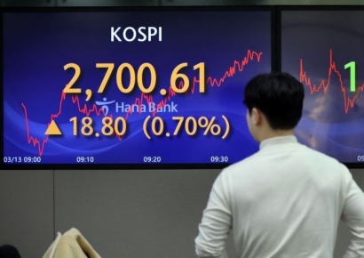 [포토] 장중 2700 돌파한 코스피