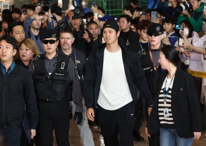 LA다저스 선수단에 계란 던진 20대 검거…"기분 나빠서"