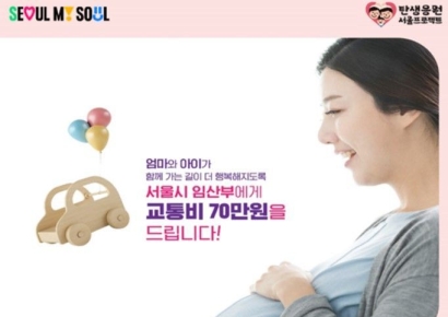 서울 거주 임산부, 교통비 '70만원' 누구나 받는다