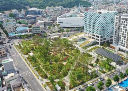 천연공기청정기, 포항 ‘북구청 도시숲’ … 온실가스 배출권 거래제 추진