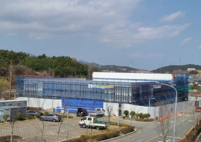 부산 기장군 일광유원지 ‘실내게이트볼장 조성공사’, 상반기 준공 목표 순항 중