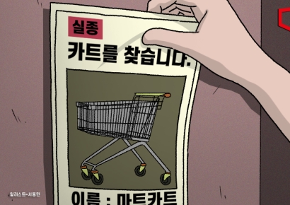 "10만원짜리 카트, 매년 100개씩 사라진다" 카트찾아 아파트 삼만리
