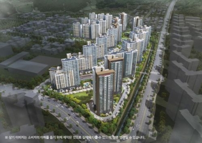 현대건설, ‘힐스테이트 죽림더프라우드’ 분양 예고