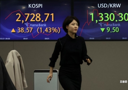 [포토] 코스피, 1% 이상 상승 출발