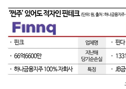 금융지주가 투자한 핀테크 '적자 행진'…올해는 다를까