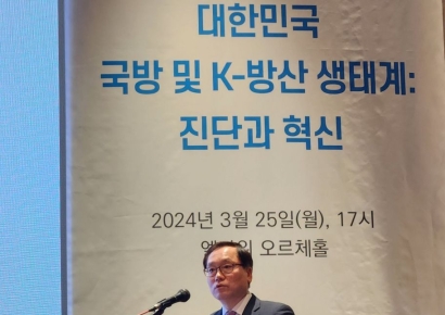 한화에어로 사장 "건당 4兆 수출계약 쏟아지는데 금융지원 증액은 매년 2兆뿐" 쓴소리
