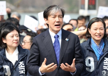 조국 "한동훈 범죄자연대 발언, 윤석열-김건희 연대 자백"