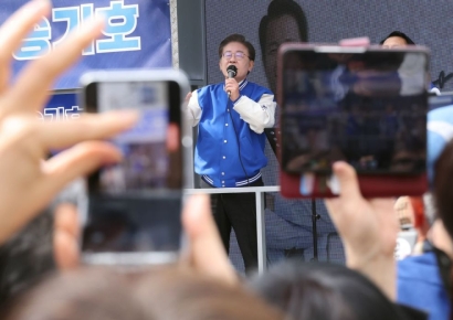 민주, 수도권 화력 집중…"與 과반 차지하면 나라 끝장"