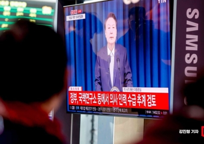 [포토] 윤석열 대통령, '의료개혁 국민불편 해소 못해 송구'