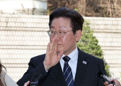 [포토] 이재명 대표, 대장동 공판 출석