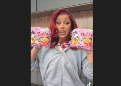 카디비 홀린 불닭볶음면…역대급 실적 후 40만원 돌파