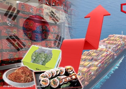 "라면 is LOVE"…K-푸드 수출 '역대 최고' 이끌어