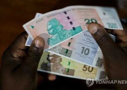 짐바브웨 새 화폐 'ZiG' 출시…구권 가치 폭락 탓