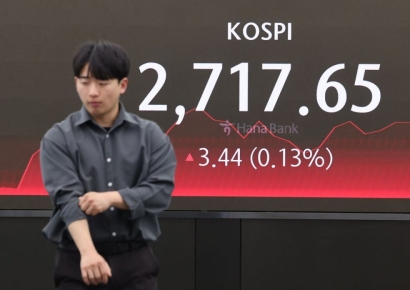코스피, 외국인 홀로 순매수에 2700선 방어