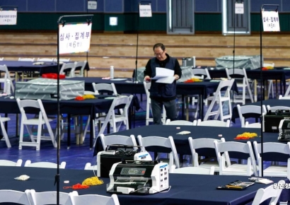 [포토] 하루 앞으로 다가온 국회의원선거