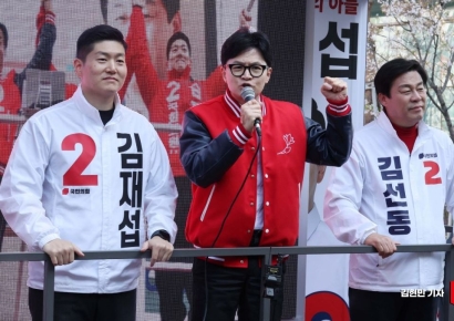 서울만 15곳 유세...국힘, 수도권 막판 뒤집기 노린다