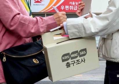 [포토] 22대 총선 유권자 대상 출구조사 실시