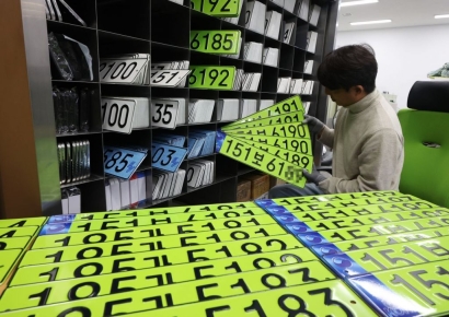 법인차는 벤츠·BMW 타요…'연두색 번호판' 비율 압도적