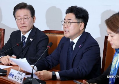 [포토] 박찬대 “尹, 25만원 지원금·채 상병 특검법 수용해야”
