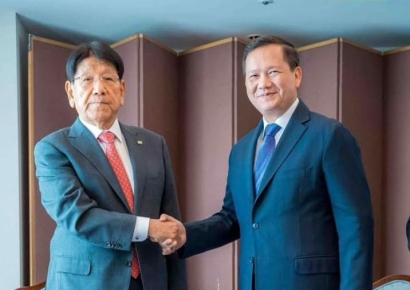 최용선 한신공영 회장, 캄보디아 총리와 현지사업 확장 논의