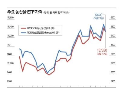 ‘심상치 않은 반등’ 농산물 ETF…“더 오를 수 있어, 수익 기지개”