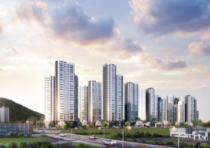 불황에도 명문학군 지역 인기… ‘온천파크 하늘채’ 홍보관 오픈