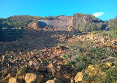남태평양 파푸아뉴기니서 대형 산사태…"사망자 100여명 추정"