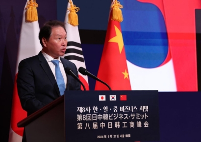 "우리도 EU처럼"…표면화되는 최태원의 '동북아 경제협력체 제언'