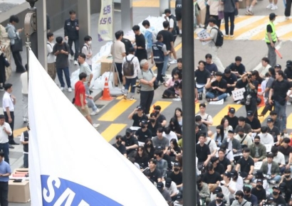 '첫 파업' 삼성, 美공장에도 노조 생길 판