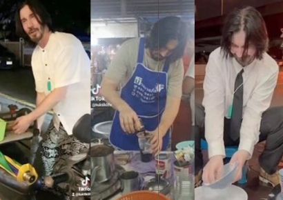 "존윅이 오징어 굽는다"…자고 일어나니 스타된 독일 남성