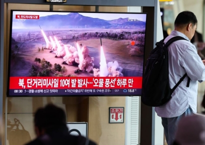 합참 “북, 동해상 탄도미사일 발사”(종합)