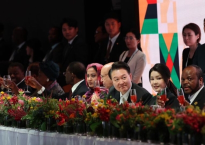 尹 "한·아프리카, 도움 주고 받으면서 함께 성장해 나갈 것"(종합)