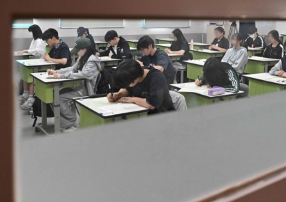 [포토] 의대 증원 반영 뒤 첫 수능 모의평가 실시