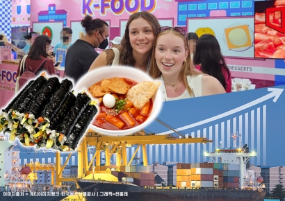 김밥·떡볶이 '新수출 효자'…진격의 K-푸드, 1분기 20억달러 돌파