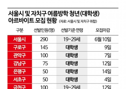 하루5시간 월140만원 '구청 꿀알바'…"고졸은 안 돼"