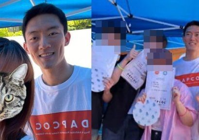 홀쭉한 볼에 환한 미소…전두환 손자가 대학 캠퍼스에 나타난 이유는