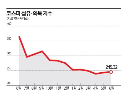 의류株, 지속되는 부진 "하반기에도 침체…선별 접근해야"