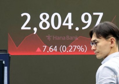 [포토] 코스피, 2년5개월만에 2,800선 돌파