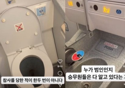 "비행기 화장실 물 안내린 승객…승무원들은 누군지 다 알아요"